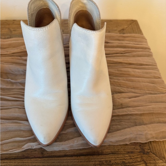 Frye White Ankle Booties - Picture 7 of 14